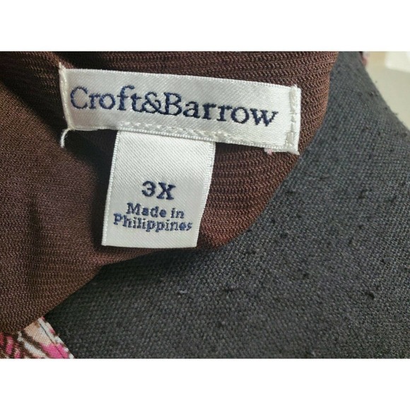Croft&Barrow Women's Multicolor Top Dress 3X - Picture 9 of 12